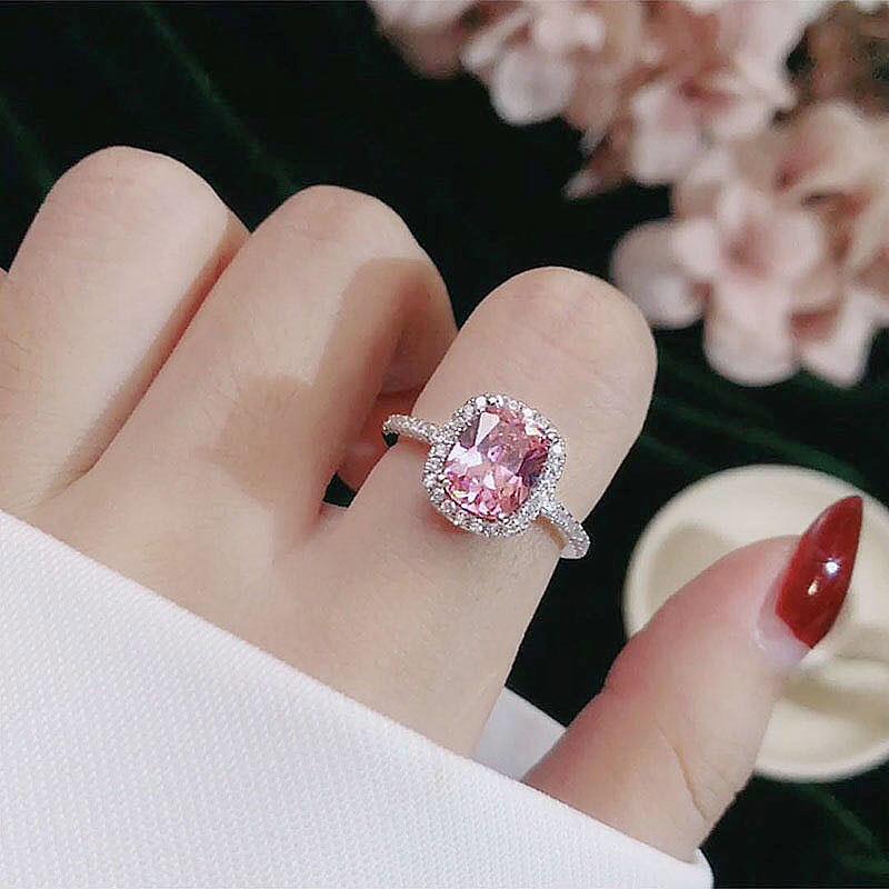 Ring White Gold Anillos