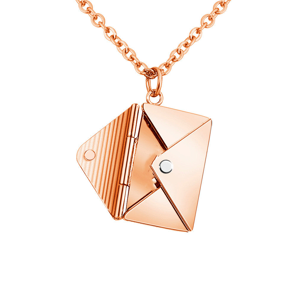 Jewelry Envelop Necklace