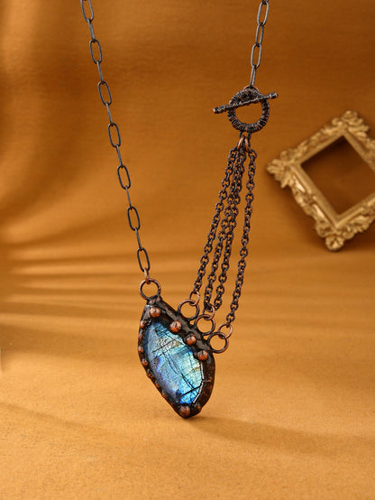 Antique Bronze-Plated Necklace