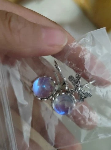 Hanging Dragonfly Earring