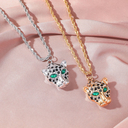 Water Diamond Inlaid Necklace