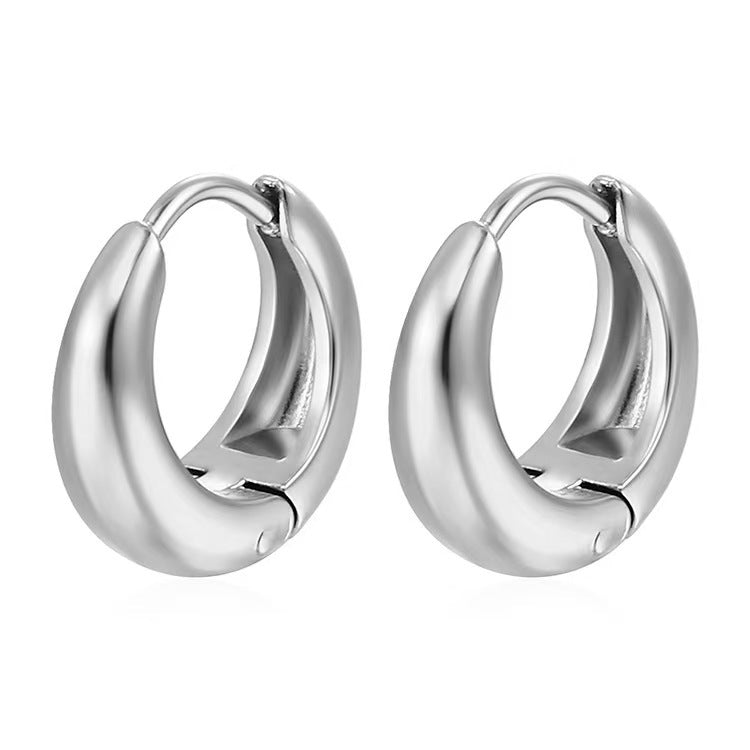 Versatile Titanium Steel Earrings