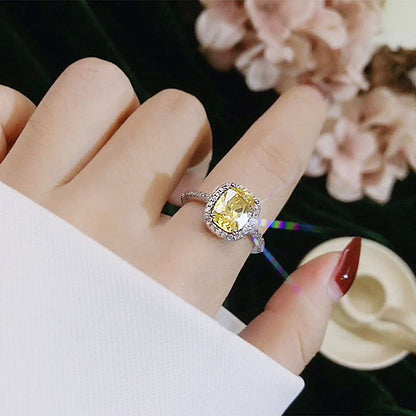 Ring White Gold Anillos