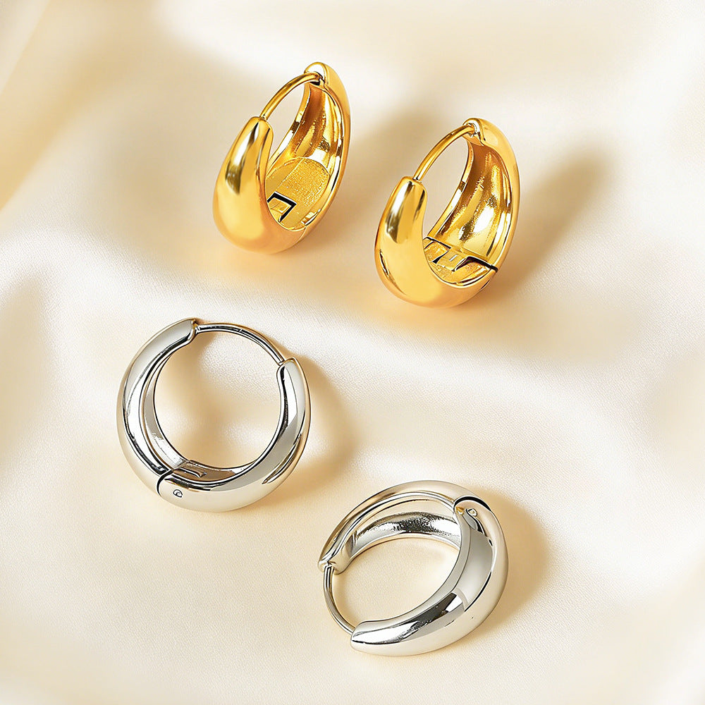 Versatile Titanium Steel Earrings