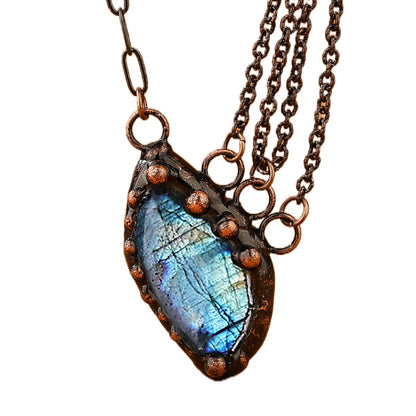 Antique Bronze-Plated Necklace