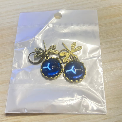 Hanging Dragonfly Earring